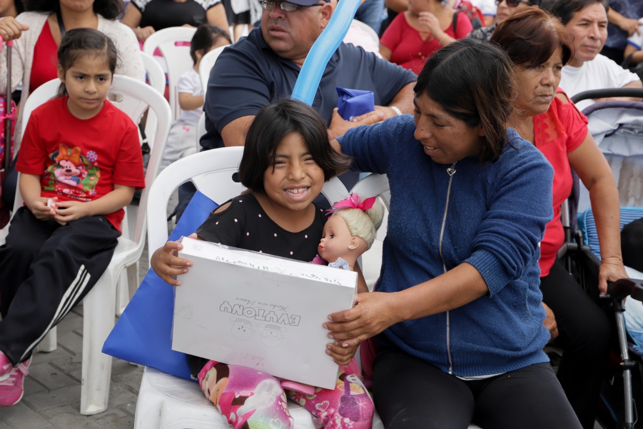 Chimbote: comuna provincial entregó juguetes recuperados durante campaña de reciclaje