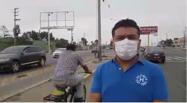 Lynch pide que policías de Tránsito hagan respetar Ciclovía de Chimbote para evitar accidentes