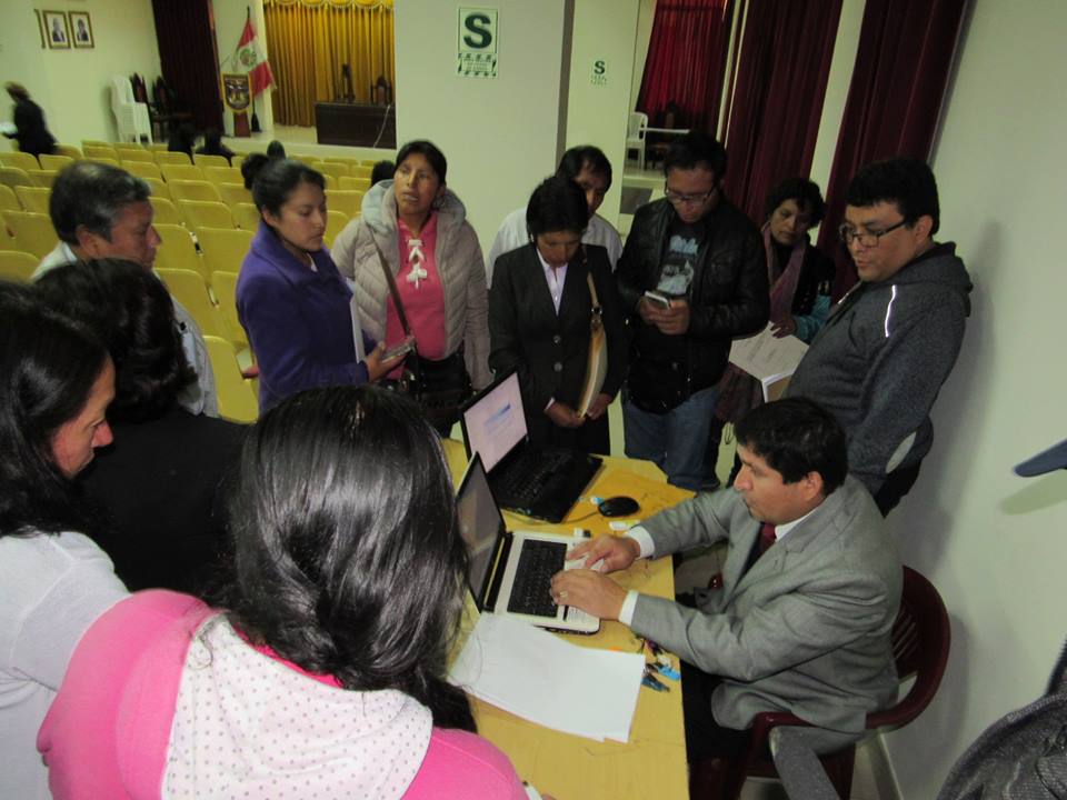 Áncash: capacitan a registradores de los municipios para agilizar trámites