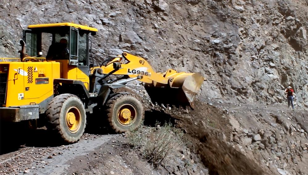 Pallasca: municipio distrital y empresa minera inician rehabilitación de carretera