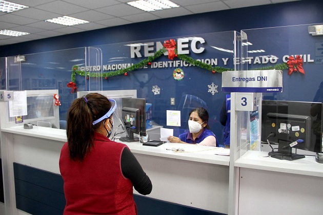 Reniec recuerda que vigencia del DNI vencido es hasta el 30 de junio del 2021