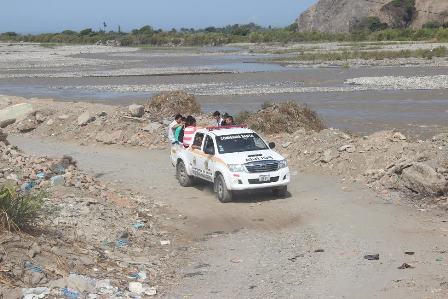 Huaraz: Policías rescatan a adolescente que en estado de ebriedad se arrojó al río Santa