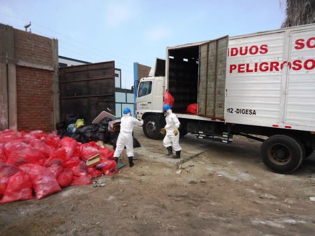 Empresa privada brinda tratamiento adecuado a residuos biocontaminantes de hospital La Caleta