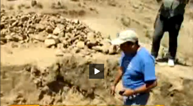 Hallan restos arqueológicos similares a Chavín de Huántar en caserío de Cosma