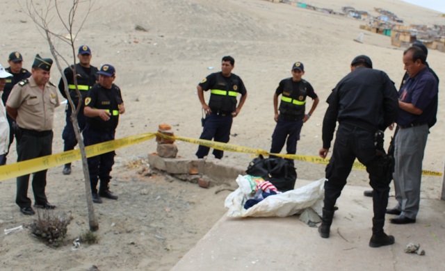 Chimbote: Descubren restos óseos de una persona enterrados en “Ampliación Villa Los Jardines”