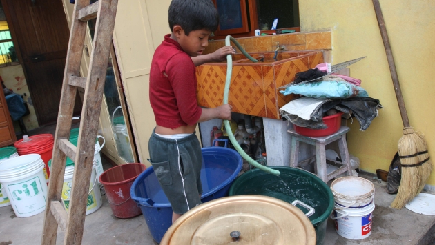 Mañana habrá restricción del servicio de agua en varios sectores de Chimbote