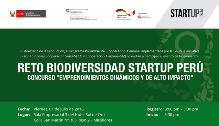 Produce lanza concurso “Reto Biodiversidad” para empresas innovadoras