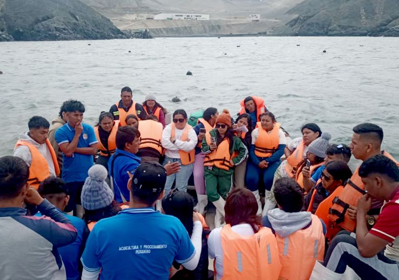 Capacitan a 164 estudiantes y acuicultores de cinco regiones en manejo de moluscos y especies amazónicas