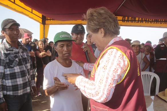 Chimbote: reubican a un centenar de familias del AA.HH. “Mi Paraíso” en zona alta de San Pedro