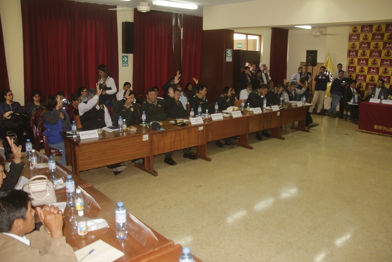 Chimbote: autoridades acuerdan descentralizar reuniones del Coprosec