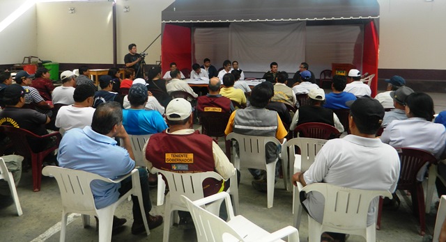 Reunión de emergencia en Moro por clima de violencia