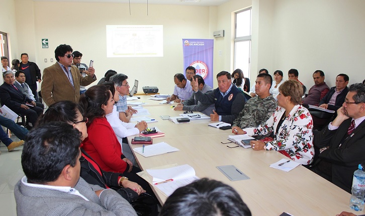 Áncash: autoridades adoptan acuerdos para mitigar efectos de fuertes lluvias en la región