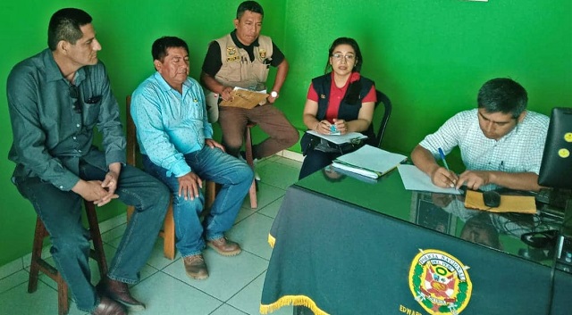 Chimbote: autoridades de la Fiscalía y Policía exhortan a pobladores de Rinconada a no ejercer la violencia en las obras