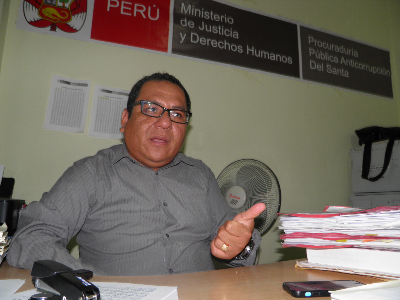 Procurador Anticorrupción del Santa solicitó información de bienes muebles e inmuebles de Victoria Espinoza