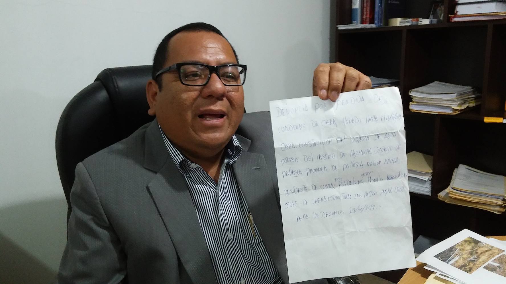 Procurador denuncia que alcalde de Pallasca pretendió sobornar a policías para registrar denuncia 