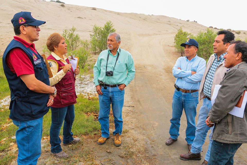Chimbote: Autoridades inspeccionan puntos críticos del río Lacramarca