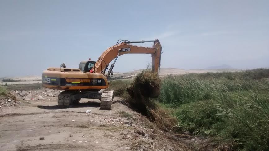 Chimbote: Inician trabajos de descolmatación en ríos Santa, Lacramarca y Samanco