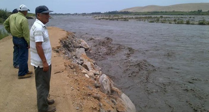 Advierten crecida de caudal de río Santa que pone en riesgo poblados y hectáreas de cultivo