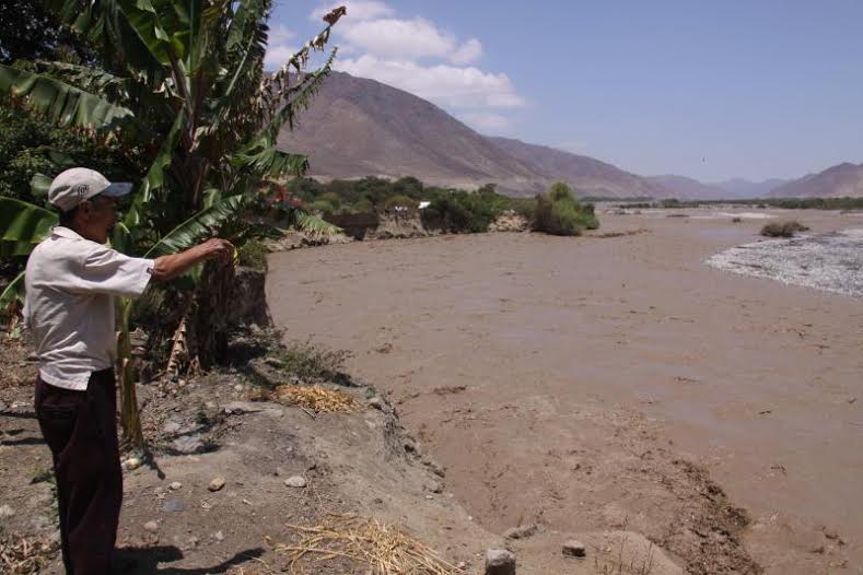 Chimbote: advierten que incremento de caudal de río Santa arrasaría con hectáreas de cultivo