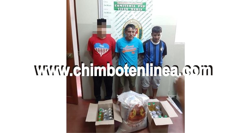 Padre y sus 2 hijos son detenidos por robar alimentos para enfermos de TBC en Nuevo Chimbote