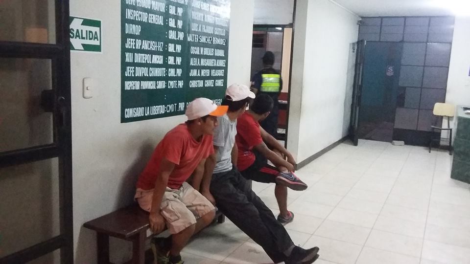 Chimbote: Intervienen a sujetos que intentaron robar en local comercial 