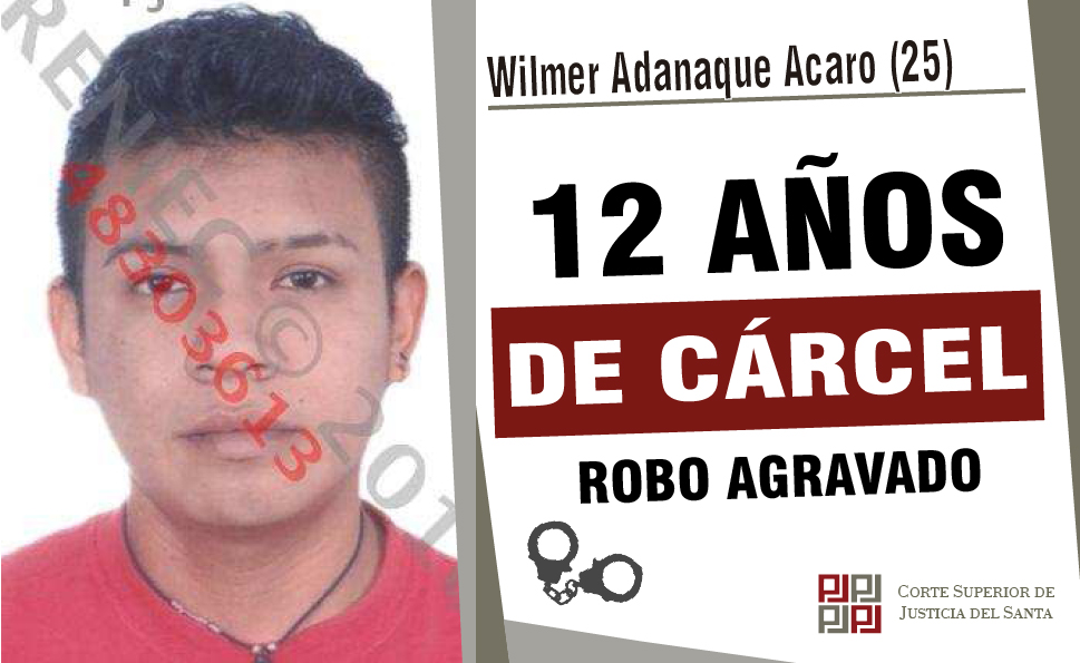 Casma: condenan a 12 años de cárcel a sujeto que maniató a comerciante para robarle sus pertenencias