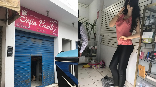 Delincuentes roban 18 mil soles en ropa y cosméticos de bazar boutique en Casma