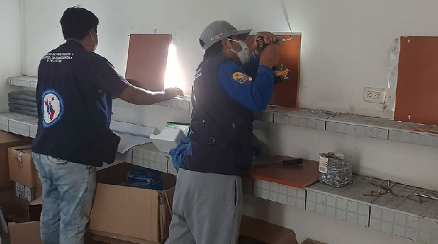 Inescrupulosos asaltan centro Covid-19 del estadio de Chimbote y se llevan 80 pruebas antígenas