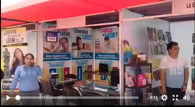 Roban televisor de 49 pulgadas valorizado en 2,800 soles en Feria del Libro de Nuevo Chimbote