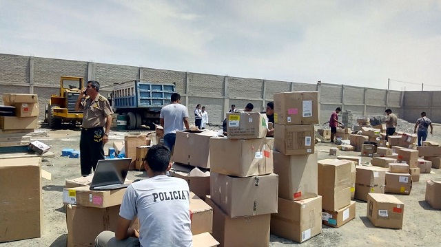 Asaltan camión con más de 448 mil soles en mercadería y lo abandonan en Chimbote