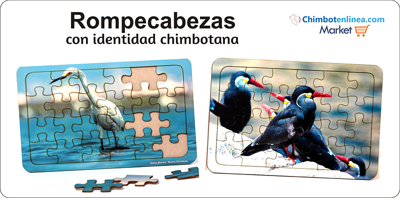 Rompecabezas con identidad chimbotana en Chimbote Market