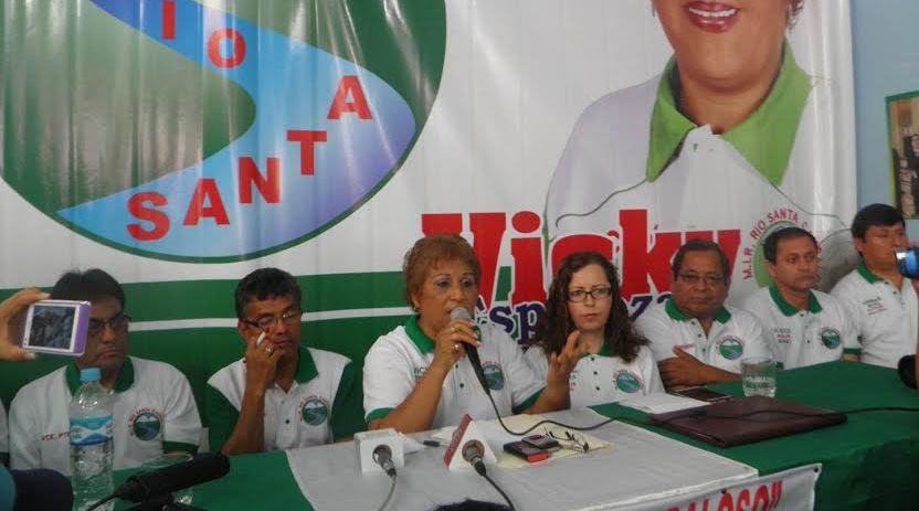  Rosa María Bartra es la candidata oficial a la presidencia regional por "Río Santa Caudaloso"  
