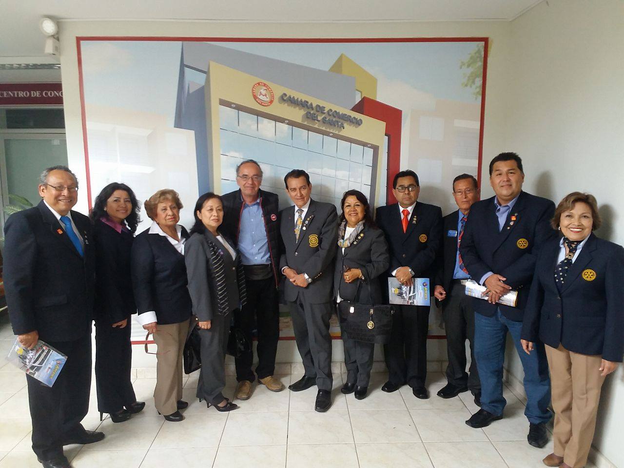 Chimbote: presidente de la Cámara de Comercio se reunió con Gobernador del Rotary International