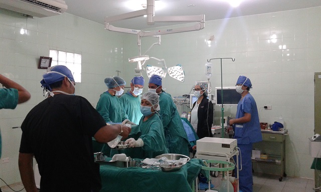 Chimbote: Realizan trabajos de mantenimiento del centro quirúrgico del Hospital La Caleta