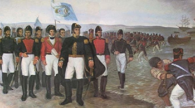Perú celebra 200 años del arribo de la Expedición Libertadora de San Martín a Paracas