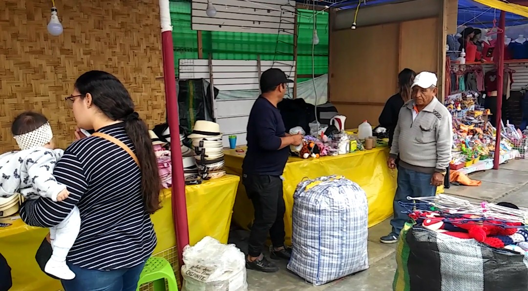 Chimbote: retiran a comerciantes instalados en Feria Artesanal por San Pedrito