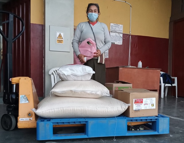 Inician reparto de alimentos para 136 comedores de la provincia del Santa 