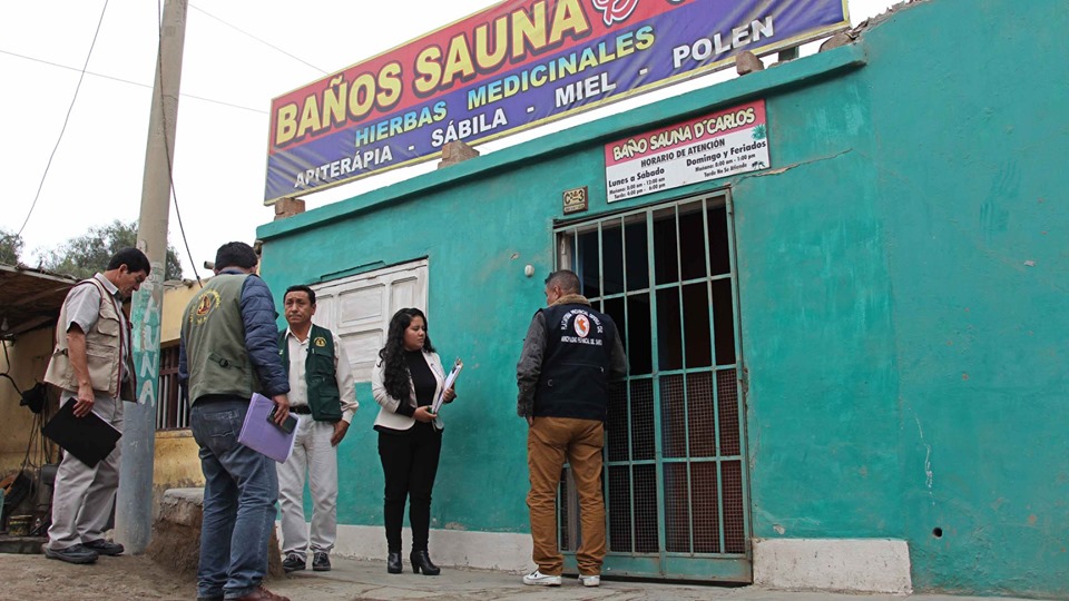 Fiscalía detecta insalubridad y falta de higiene en sauna y gimnasio de Chimbote