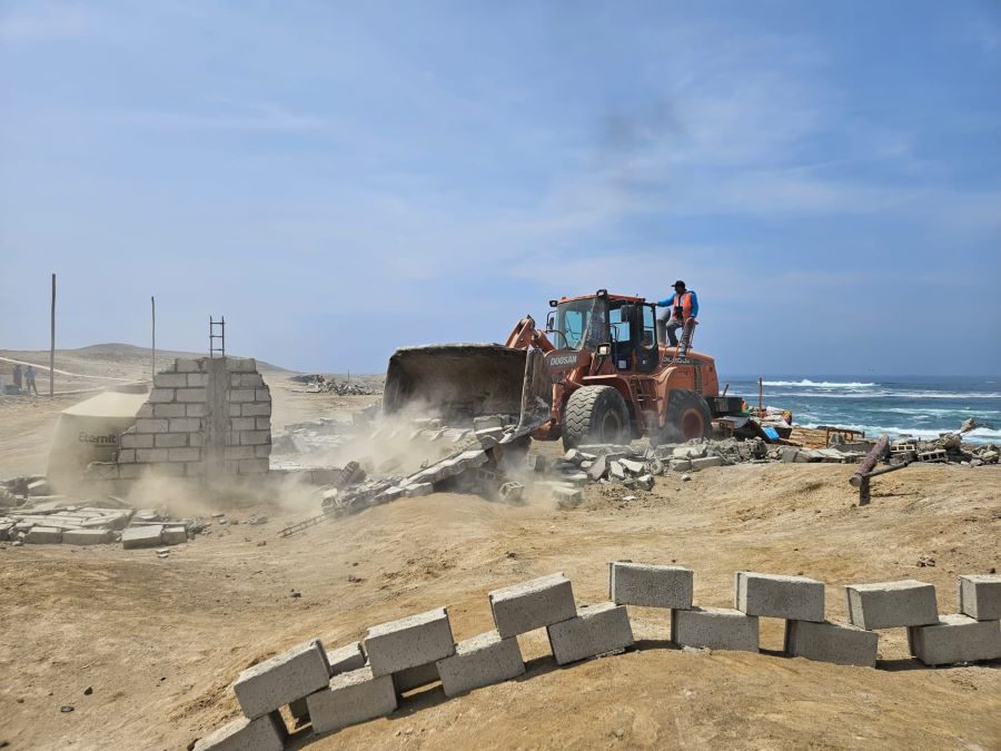 La SBN recuperó más de 315 mil m2 de playa en caleta La Gramita y Pimentel 