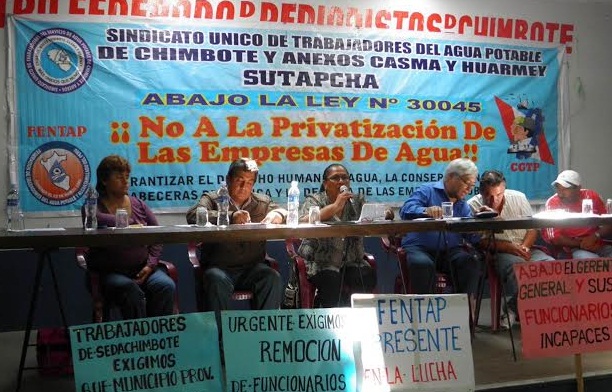 Trabajadores de Sedachimbote exigen salida de gerente y funcionarios por mala gestión 