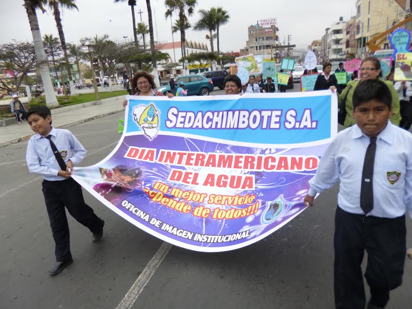 Colegios de Chimbote participan en concurso por trofeo anual "La Gota de la Vida"