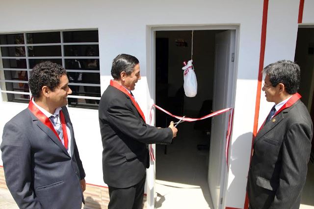 Corte del Santa inaugura nueva sede del Juzgado de Paz Letrado en Nepeña