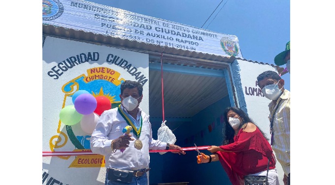 Instalan CAR y cámara de video vigilancia en “Las Lomas del Mar” de Nuevo Chimbote