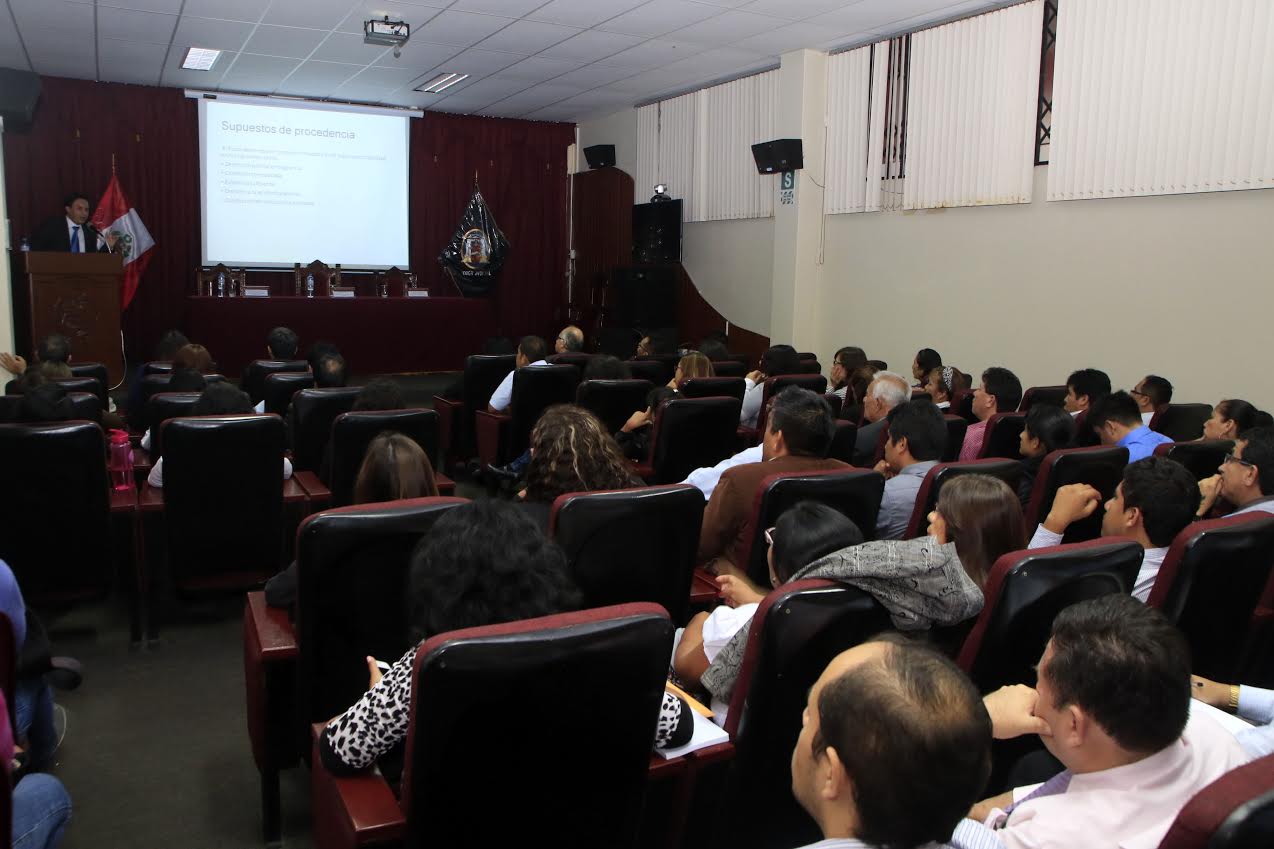  Corte del Santa desarrolló seminario académico sobre proceso inmediato en casos de flagrancia