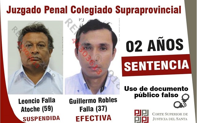 Sujeto que estafaba con el cuento de “Techo Propio” en Chimbote fue sentenciado a dos años de cárcel