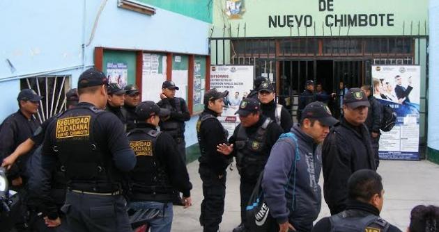 Serenos decididos a no brindar seguridad en Nuevo Chimbote hasta que comuna les pague 