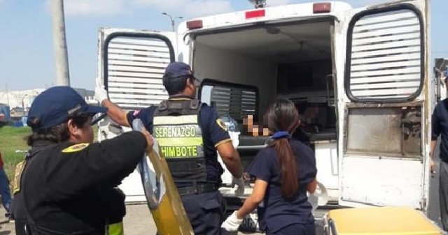 Gestante sufrió accidente al evacuar su vivienda por sismo de 5.2 grados en Chimbote