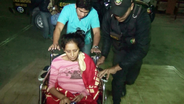 Mujer que sufrió aborto expontáneo fue auxiliada por Serenazgo de Nuevo Chimbote
