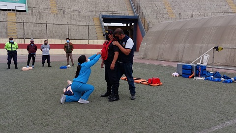 Serenos de la MPS fueron capacitados en atención de primeros auxilios