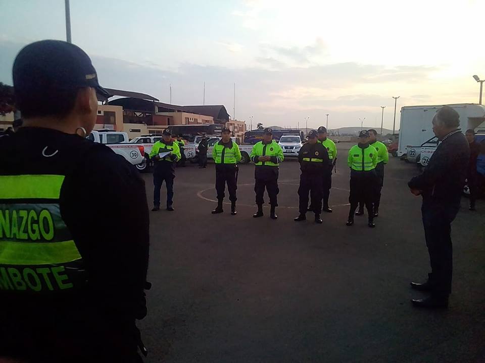 Chimbote: 220 serenos reforzarán la seguridad durante comicios de este 7 de octubre